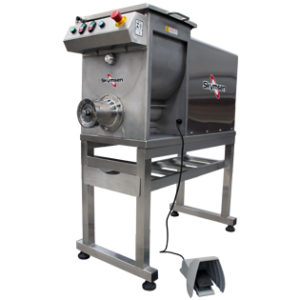 HS-98 MOEDOR HOMOGENEIZADOR DE CARNE INOX, BOCA 98 INOX Skymsen