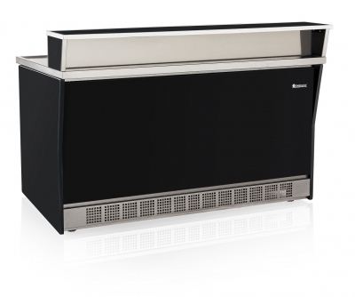 BALCÃO LANCHONETE REFRIGERADO Elegance Super GGLR-160PR (80413.09) Gelopar