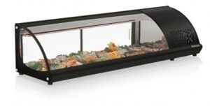 VITRINE REFRIGERADA DE BANCADA GVRB-160PR (80279.09) Gelopar