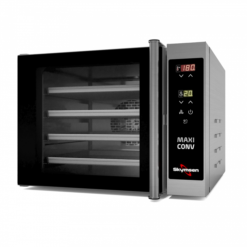 MAXICONV VP FORNO TURBO ELÉTRICO COMPACTO COM VAPOR COM 4 ASSADEIRAS 220v Skymsen