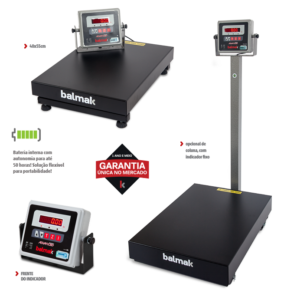 Balança digital de plataforma BK-CARBONO Balmak